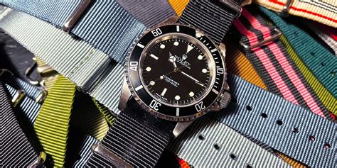 cinturino tessuto rolex|I migliori abbinamenti di cinturini per gli orologi subacquei Rolex.